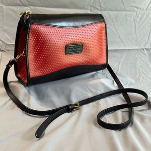 AUTHENTIC Dooney Perforated leather crossbody